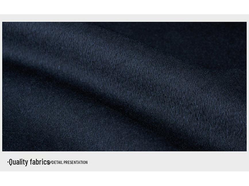 Men's High-End Cashmere & Mulberry Silk Wool Coat - Business Casual Lapel Jacket for Autumn/Winter