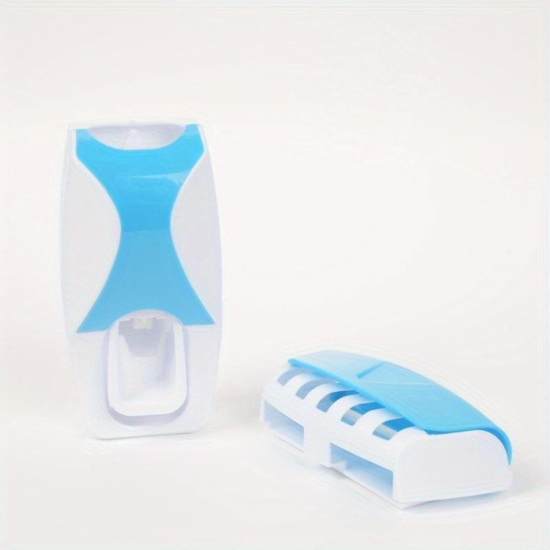 

Automatic Toothpaste Squeezer Electric Toothbrush Holder Self Adhesive Toothpaste Dispenser Set for Family Bathroom Use. White