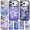 Modische Genshin Impact Sangonomiya Kokomi Handyhülle für iPhone 17 Air 16 15 11 12 14 13 Pro Max Stoßfeste Hülle