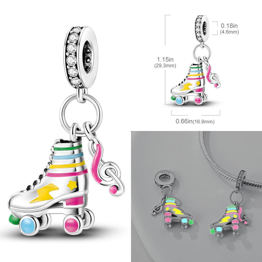 Charms Copper For Women Cat Animals Sunflowers Beads Dangle Fit Bracelet Pendant Diy Fashion Jewelry Gift