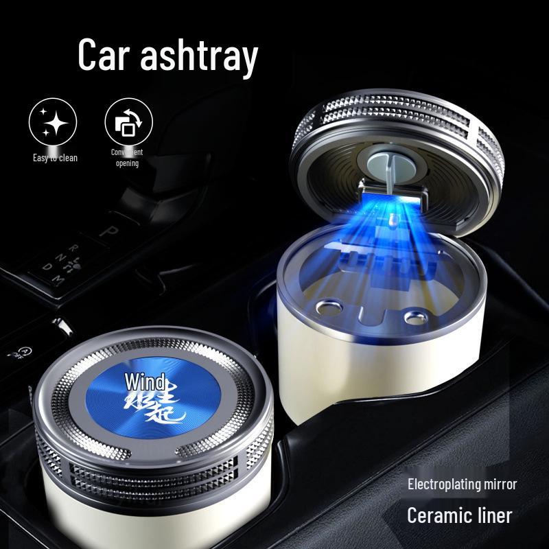 Compatible Ashtray with Cover & LED for Lynk & Co: 03, 09, 01, 06, 05, 02, and New Energy ZERO models.