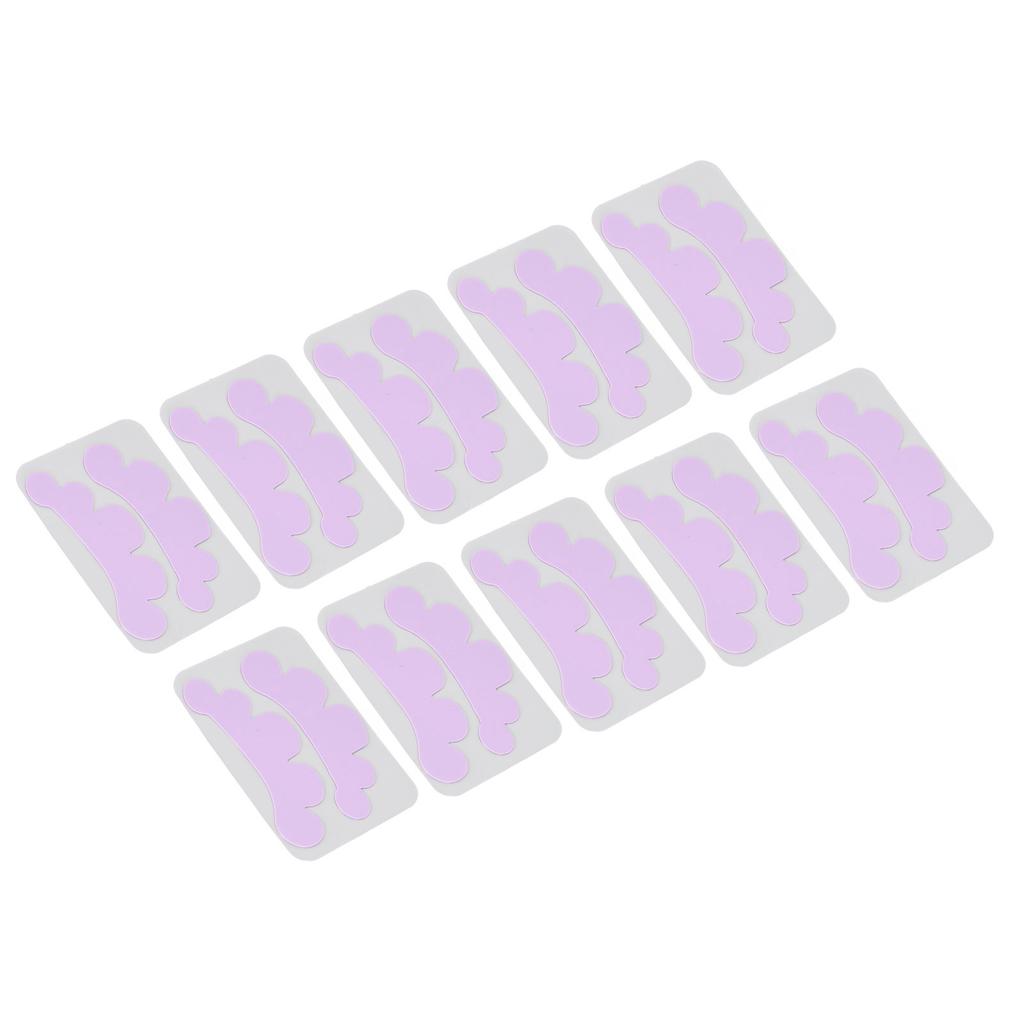 10 Pairs Silicone Eyelash Extension Under Eye Pads Arch Shape Reusable Eyelash Extension Patches
