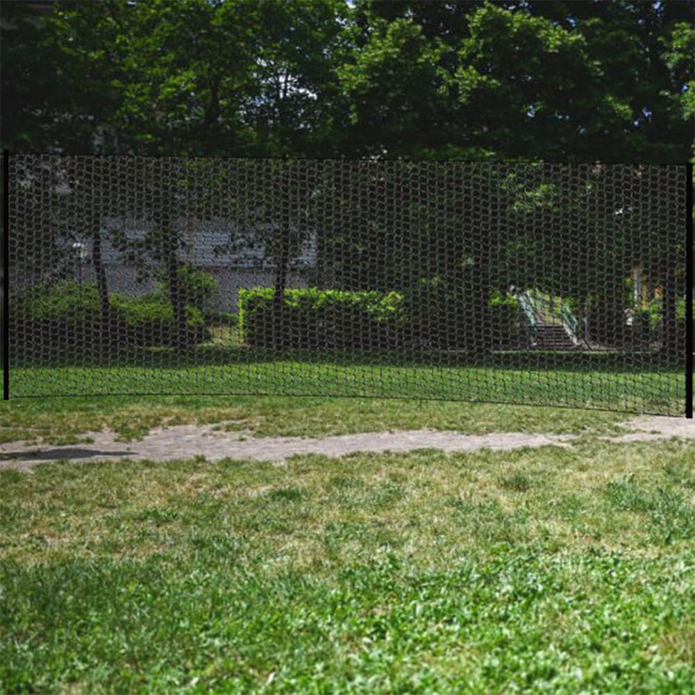 8.8m/6.4m Soccer Backstop Net Practice Net Ball Sports Barrier Net for Backyard Soccer Sports Training Netting Barrier