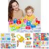 Kids Learning Lock Keys Alphabet Number Matching Early Education Toys