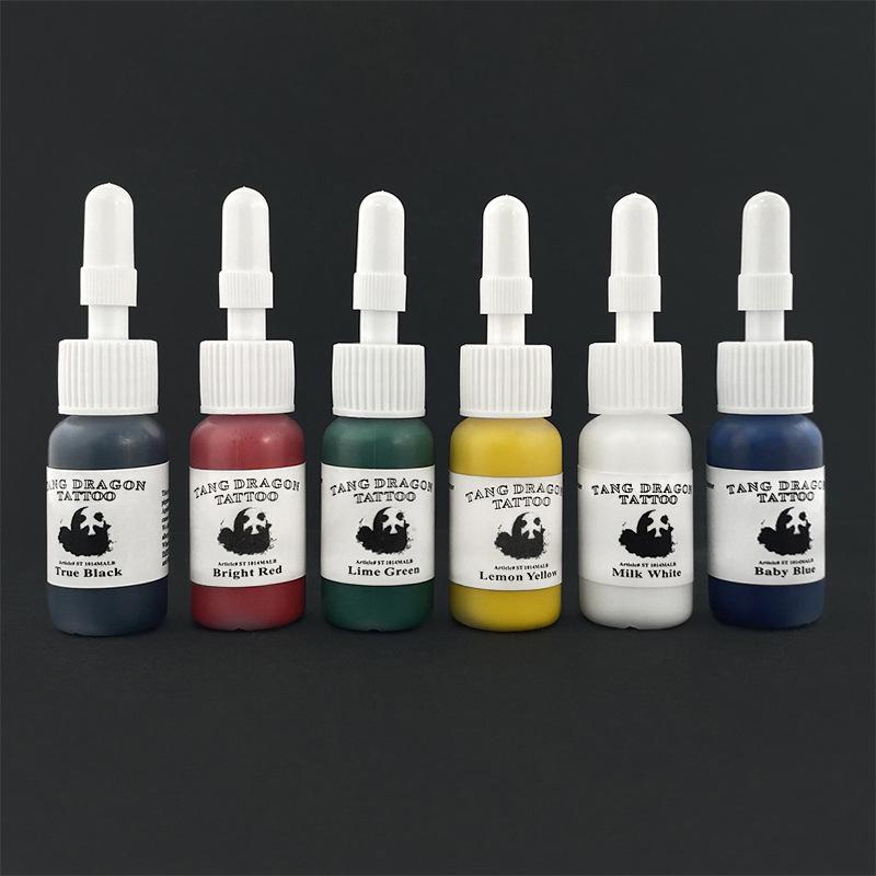 

Panda Tattoo Ink Set: 6, 4, and 20 Color Options for Practice and Design.