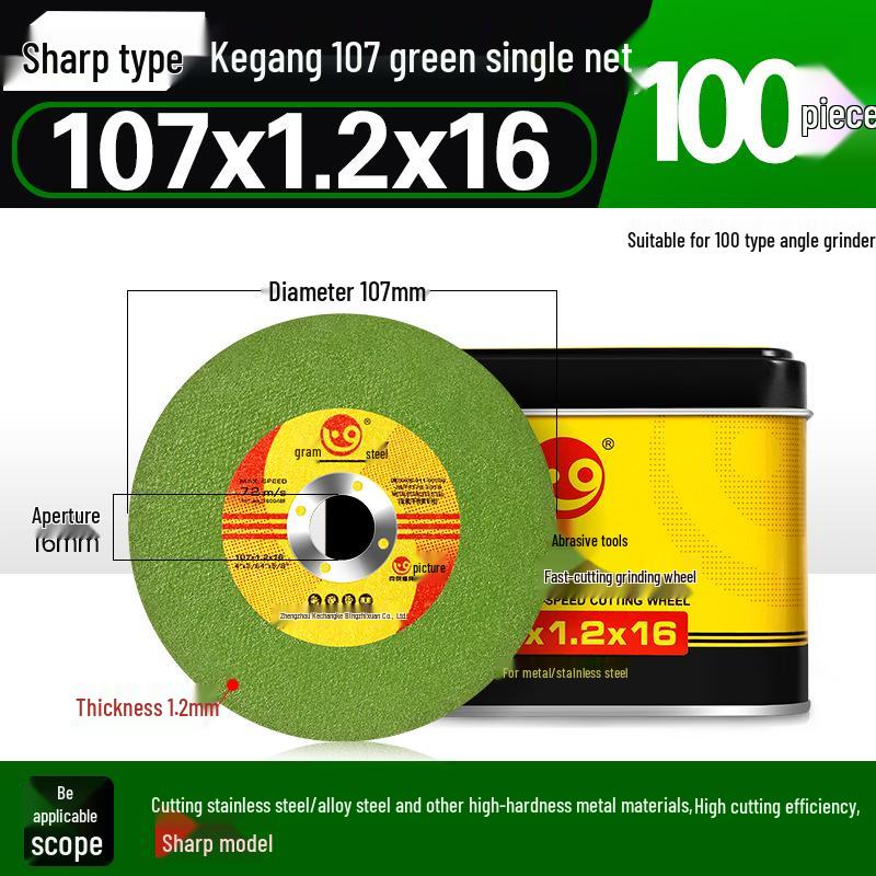 100mm Metal & Stainless Steel Grinding Wheel and Polishing Disc for Angle Grinders