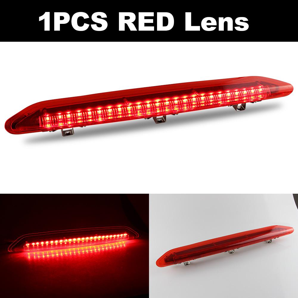 Car Third Brake Lamp High-Mount Stop Light For VW Polo 9N 2002 2003 2004 2005 2006 2007 2008 2009 2010 6Q6945097 High BrakeLight 1pc RED Lens