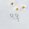Silver Earrings Without Stones (2144342)