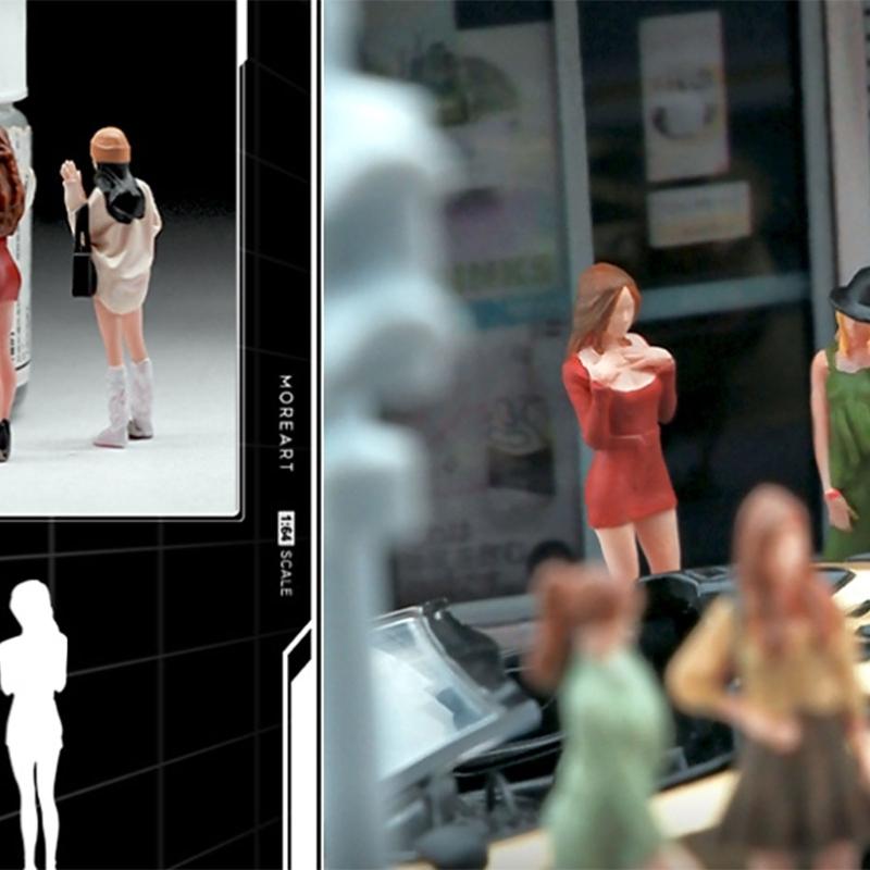 Detailed Miniature Resins Collectibles 1/64 Scale Handcrafted Figures Perfect For Model Train Layouts And Dioramas