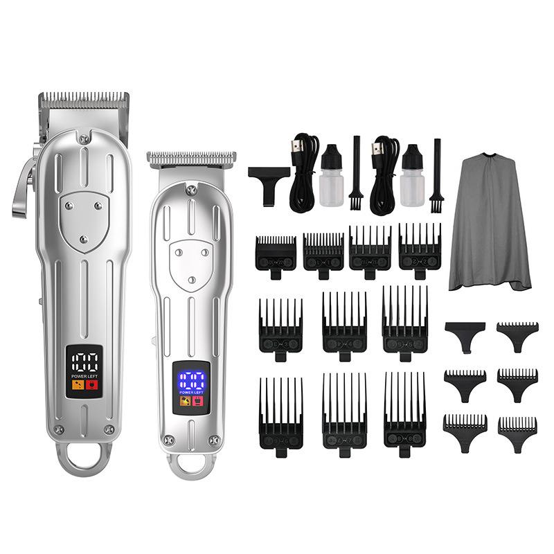 Xiaomi Hair clipper set with digital display, electric push shear, shaving, men's oil head carving