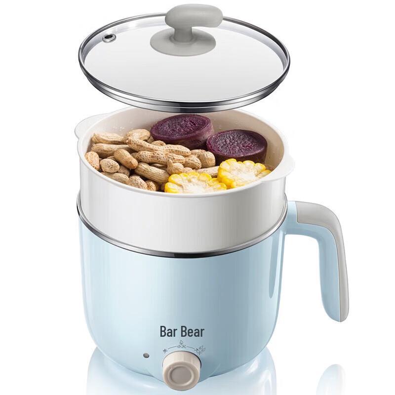 BEAR Stainless Steel Electric Cooking Pot CN Plug (adapter Included)