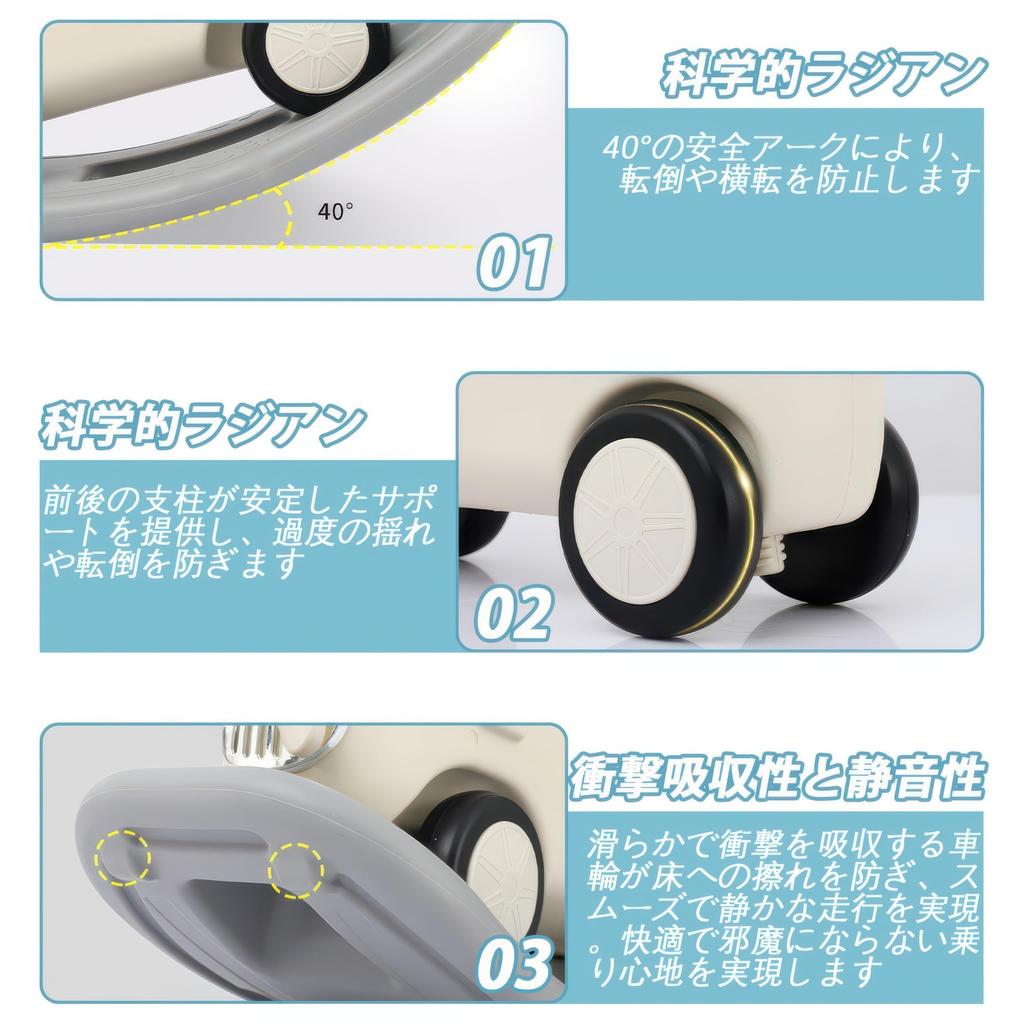 4-in-1 Rocking Horse, Multifunctional Ride-On Toy with Push Handle, Foot-PoweredRocking HorseBalance BikePushcart, 2-Way IndoorOutdoor Play, Kids'