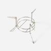 SHGO-Aluminum Alcohol Burner 100Ml Mini Backpacking Stove Stainless Steel Folding Stand