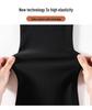 Women's High Waist Slimming Black Flared Suit Pants with Plus Velvet for Autumn/Winter 2025