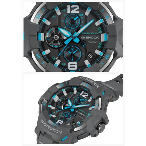 Casio Watch G-Shock GRAVITYMASTER Bluetooth Equipped with Tough Solar Biomass Plastic GR-B300-8A2JF Men's Gray