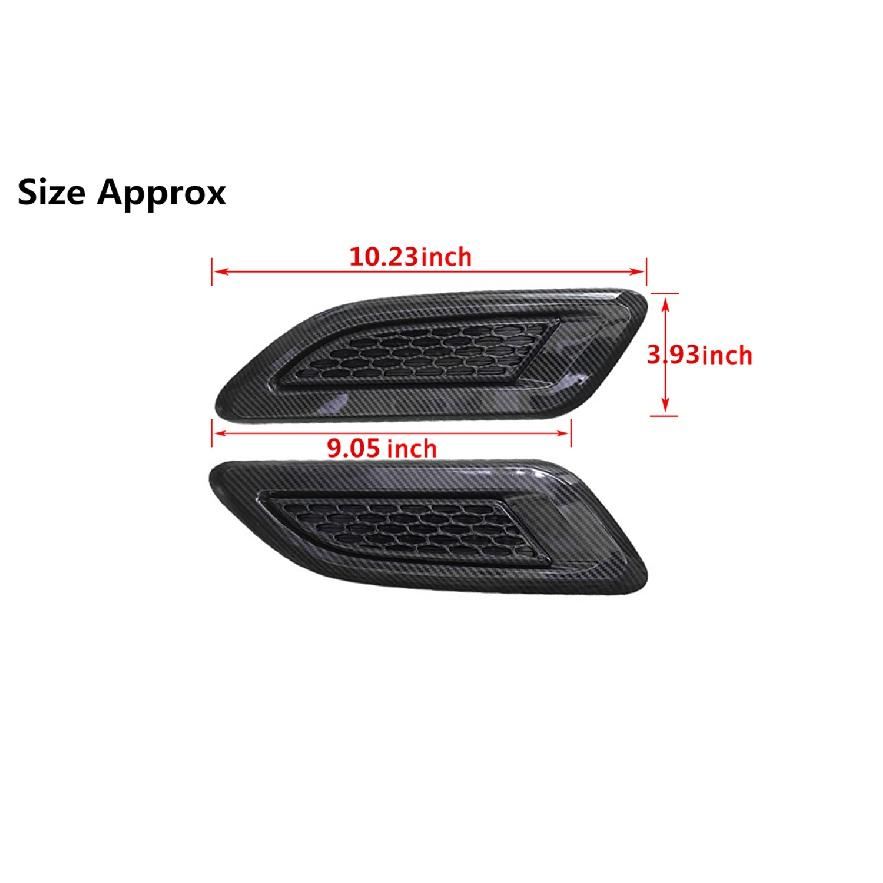 Car Front Hood Air Outlet Vent Decoration Cover Sticker for Suzuki Jimny JB64 JB74    2022 2023 Exterior