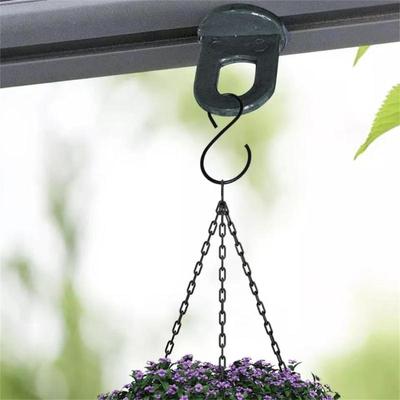 50 Stück Kunststoffringe Schnalle Garten Outdoor Zubehör Gewächshaus Hängehaken Aufhänger Pflanzenhängeclips Haken Kunststoff