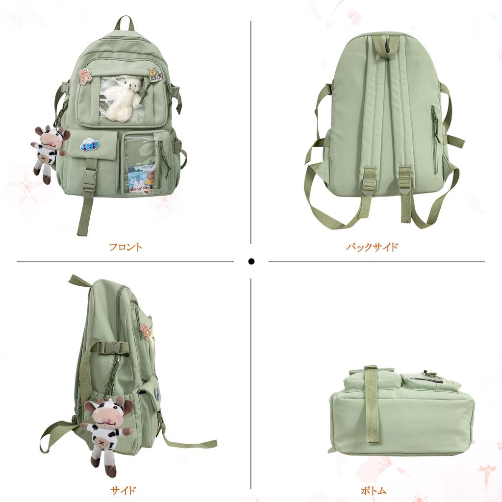 NICOLE DORIS Niedlicher Rucksack für Stilvollen Business-Rucksack für High-School-Schüler mit A4 Schul-Großem Laptop-Reiserucksack für Mädchen und Erwachsene &