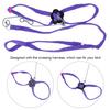 Fiber Adjustable Soft Bird Harness for Pet Parrot Outdoor Training and Playing