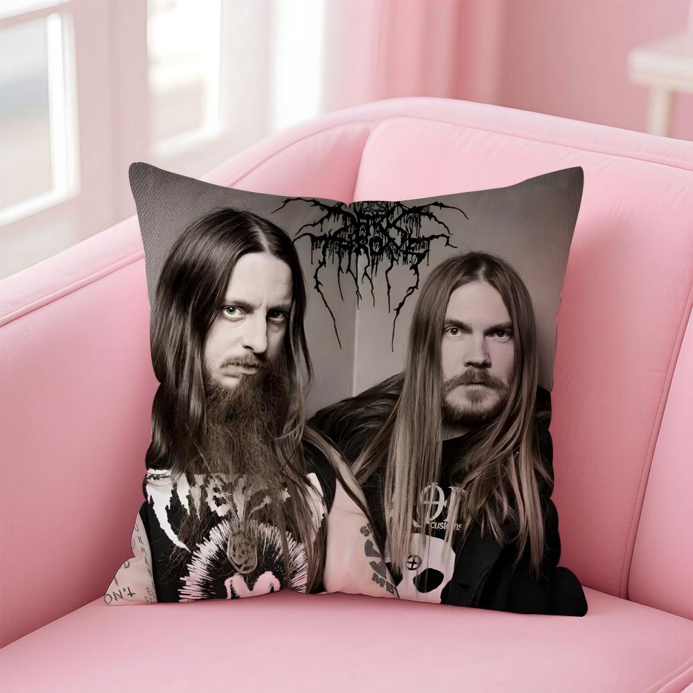 D-Darkthrone Cushion Cover Linen Pillowcase Cover Soft Decor For Sofa Home Room
