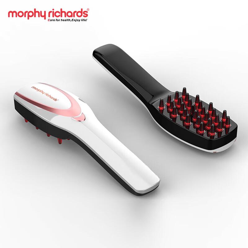 Morphy Richards Electric Red & Blue Light Scalp Massager Comb