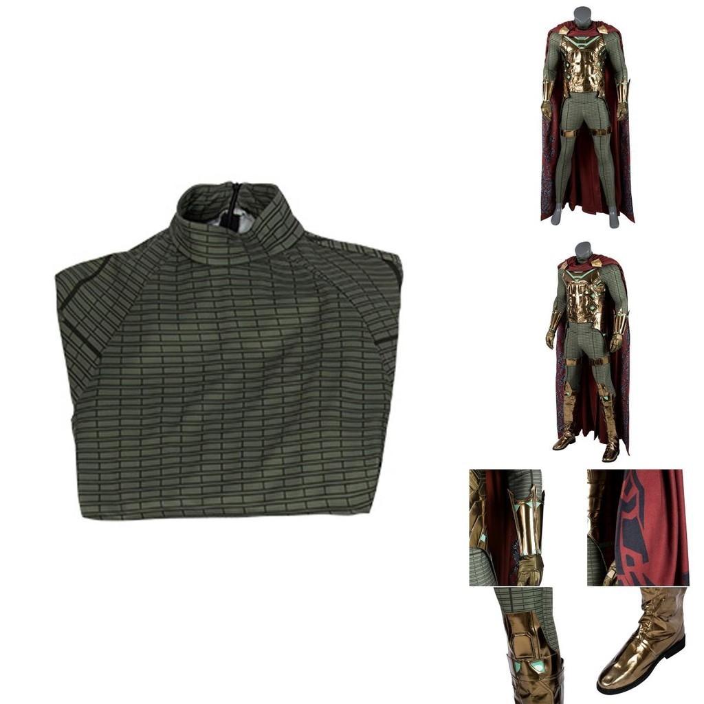 Premium Spider Man Far From Home Mysterio Cosplay Costume With Exquisite Workmanship And Breathable Fabric For Halloween Fun