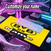 Custom Name Personalized Borussia Dortmund Pattern Mousepad, Laptop PC Desk Mat, Decorative Desk Mat for Home Keyboard Pad Gift