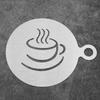 Coffee Latte Art Stencils For Drawing Barista Tools Stainless Steel Coffee Accessories Decorating Foam Shape Cake Baking Mold