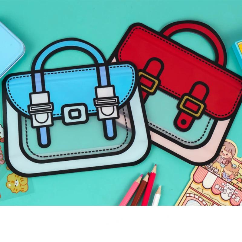 50/40/30 Stück Kreative Geschenkverpackungsbeutel Cartoon-Schultaschenform Süßigkeiten-Snack Selbstversiegelnde Beutel für Kindergeburtstagsparty-Dekorationen