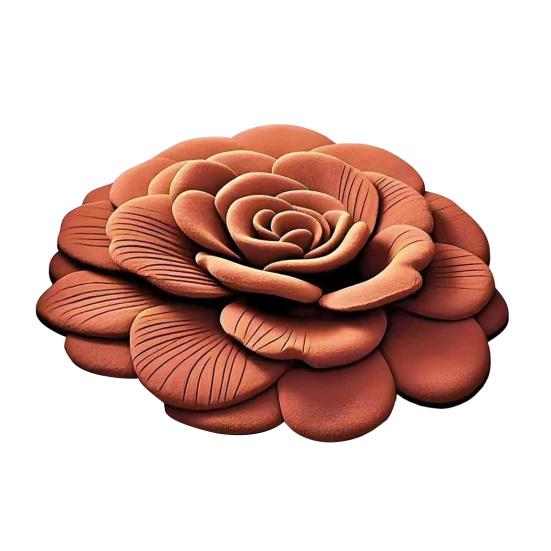 Floral Floor Mat Non-Slip Absorbent Bathroom Rug 3D Realistic Flower Pattern Floor Rug for Entrance Living Room Bathroom Kitchen
