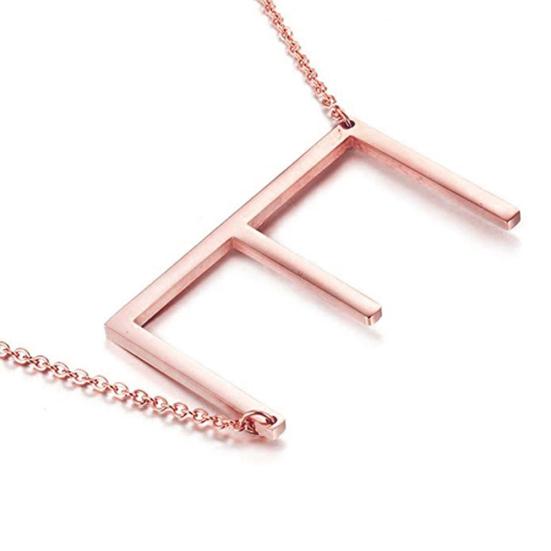 Women 26 English Letter Pendant Chain Necklace Choker Party Jewelry Gift