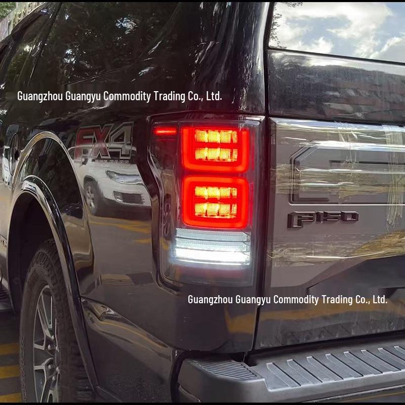 Compatible LED Taillight Assembly for Ford F150 Raptor (2015-2020) - Brake, Turn Signal, and Reverse Lights