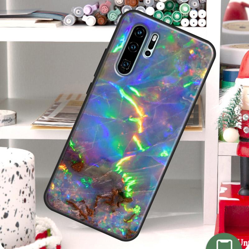 Opal Stone Iridescent Case For Huawei Nova 9 10 SE Y61 Y91 Y60 Y70 Y90 5T 7i 8i 11i 11 Pro P20 P30 P40 Lite Cover