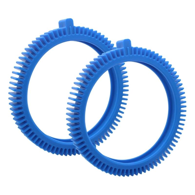 

2 шт. Колеса для очистителя бассейна Прочные резиновые Сильные и надежные Для длительного использования