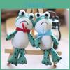 Charming Long-legged Frog Plush Keychain Cartoon Bag Charm Key Ring Accessory