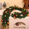 Bożonarodzeniowa Dekoracja Transgraniczna: Wiszący Ornament Śnieżny i Wiklinowy Ornament do Aranżacji Sceny w Centrum Handlowym