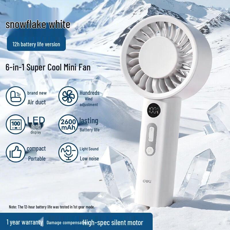 Deli Handheld USB Portable Mini Fan