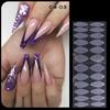 Nail Form False Tips System Extension Silicone French Forma Dual Sticker French Line for Dual Forms