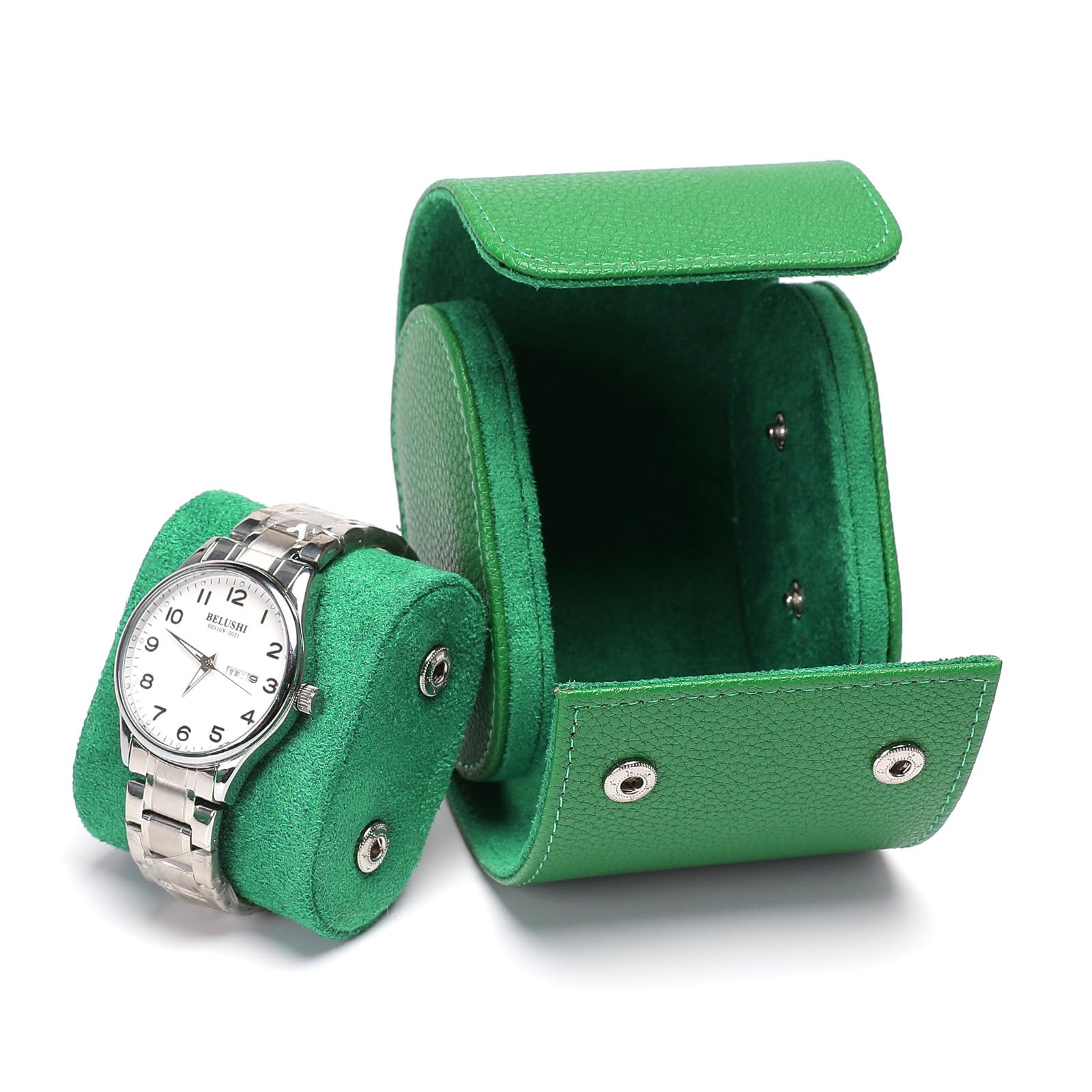 

[ShinKin] Watch Case, Watch Storage Case, Watch Collection Case, Premium PU Leather Watch Case, Single Watch Holder, Mini, Portable, Stylish, Leather