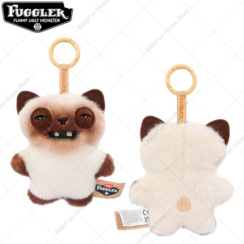 Fuggler Funny Ugly Teeth Monster Plush Toys Keychains Fugglers Alley Cats Care Bears Kawaii Pendants Peluche Dolls Gift
