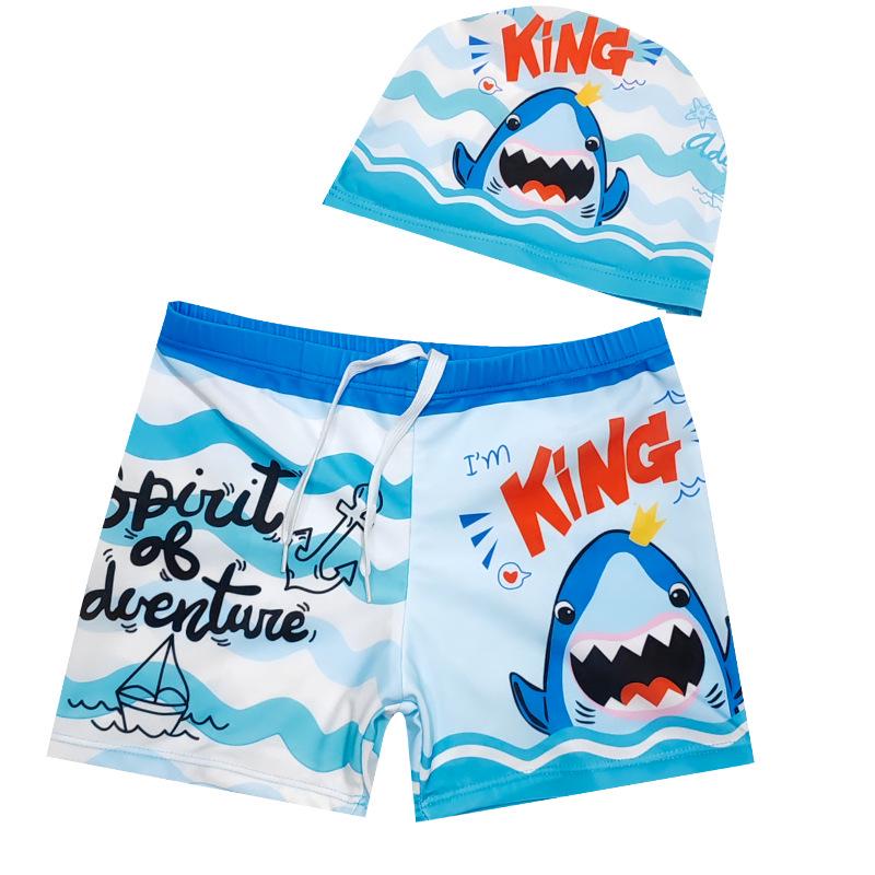 Kinder Schnelltrocknende Cartoon Badehose, Square Leg Badeanzug für Jungen