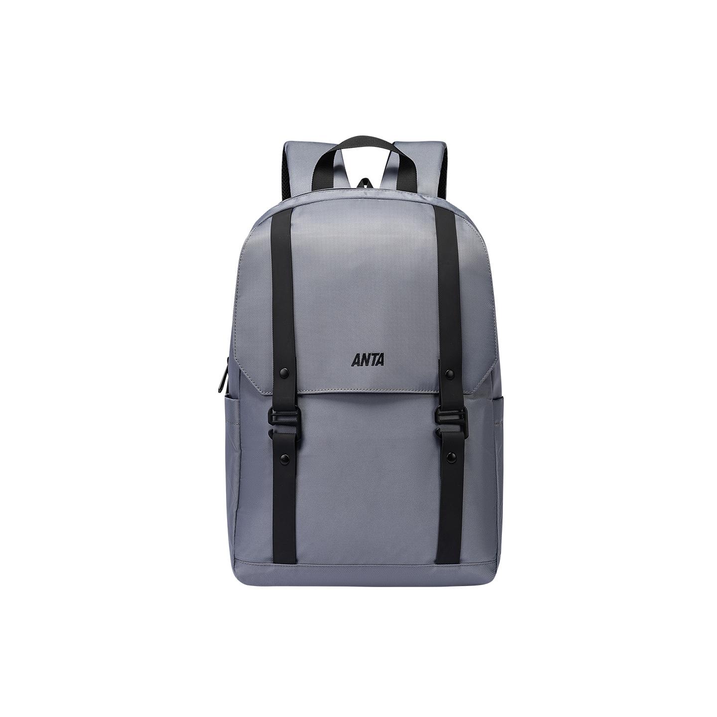 Anta Urban Commuting Training Durable Polyester Backpack Unisex Backpack Metal-Gray 992617153R-2 Metallic Gray