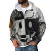 Men Zipper With Pockets  Vintage Hoodies Casual Sweatshirts Lightweight
