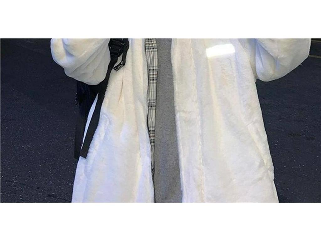 Men's Trendy Fleece-Lined Cotton Jacket - Double-Sided, Thick, and Stylish with Stand Collar & Lamb Wool - Loose Street Style Winter Coat