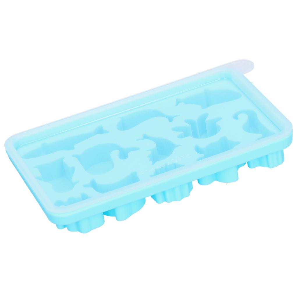 Ice Tray Animal Pattern Ice Cream Bar Mold with Cover for Kitchen Making Tool