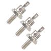 3PCS Rectifier Diode Spiral 25A Iron High Hardness Spiral Rectifier Module Replacement for