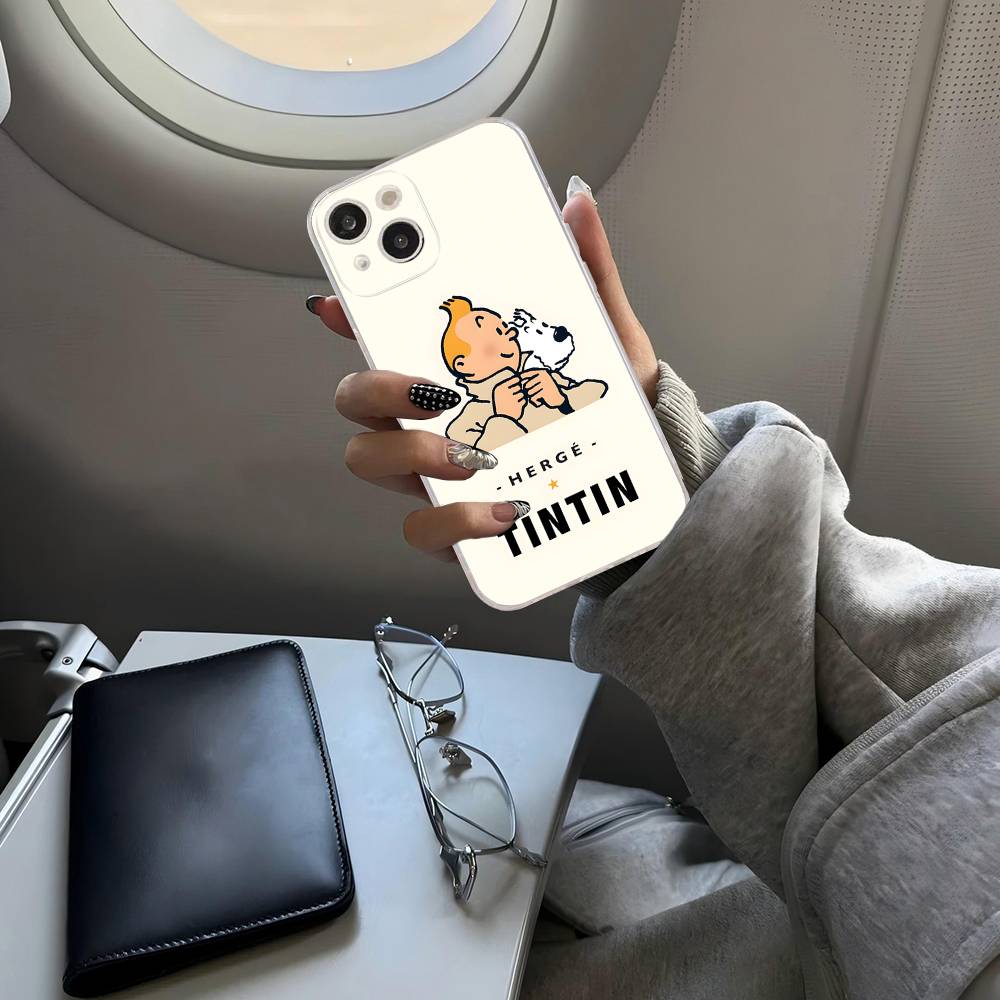 

T-Tintin A-Adventures Case For Iphone 17 16 15 Pro Max 11 12 13 14 Pro Plus Phone Cover iPhone 16