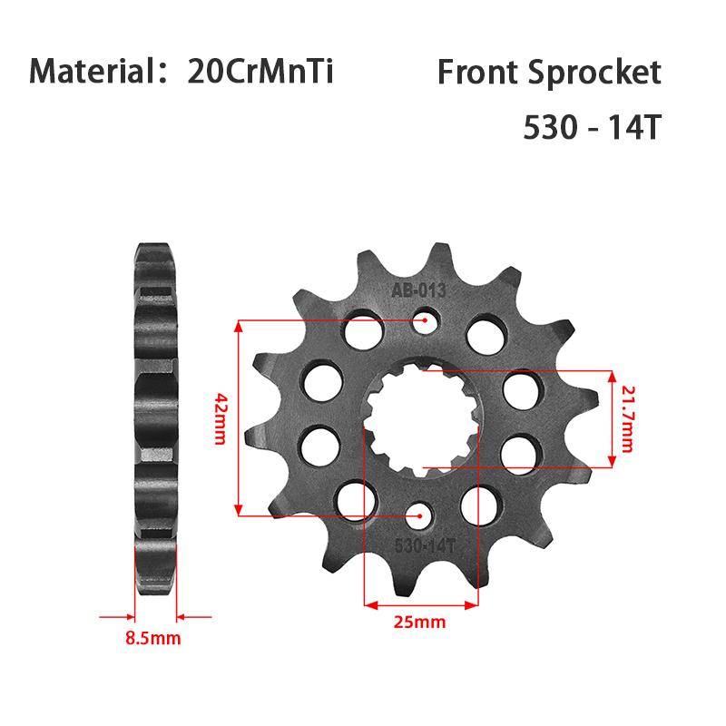 530 Front Rear Star Gear Sprocket for KAWASAKI ZX600 ZX6 Ninja ZZR600 VN800 ZZR500 ZZR 500 600 VN 800 Vulcan Classic Drifter