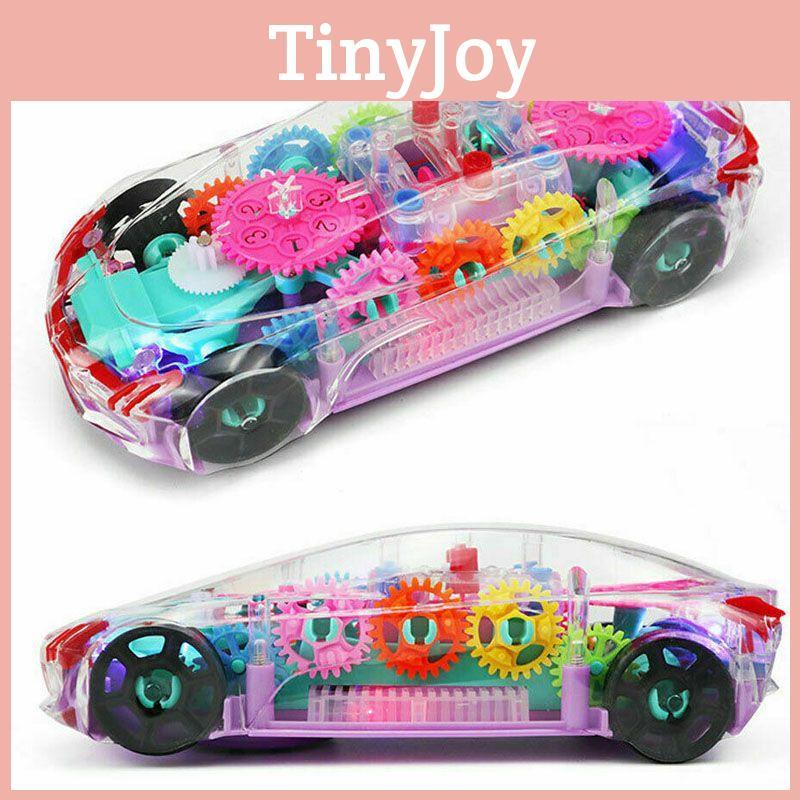Colorful Led Light Music Car Toy For Boys Aged 2 To 8 Perfect For Christmas Gifts