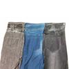 Elastic Women Pants Ankle-length Polyester Comfortable Fake Jeans Women Trousers for Home